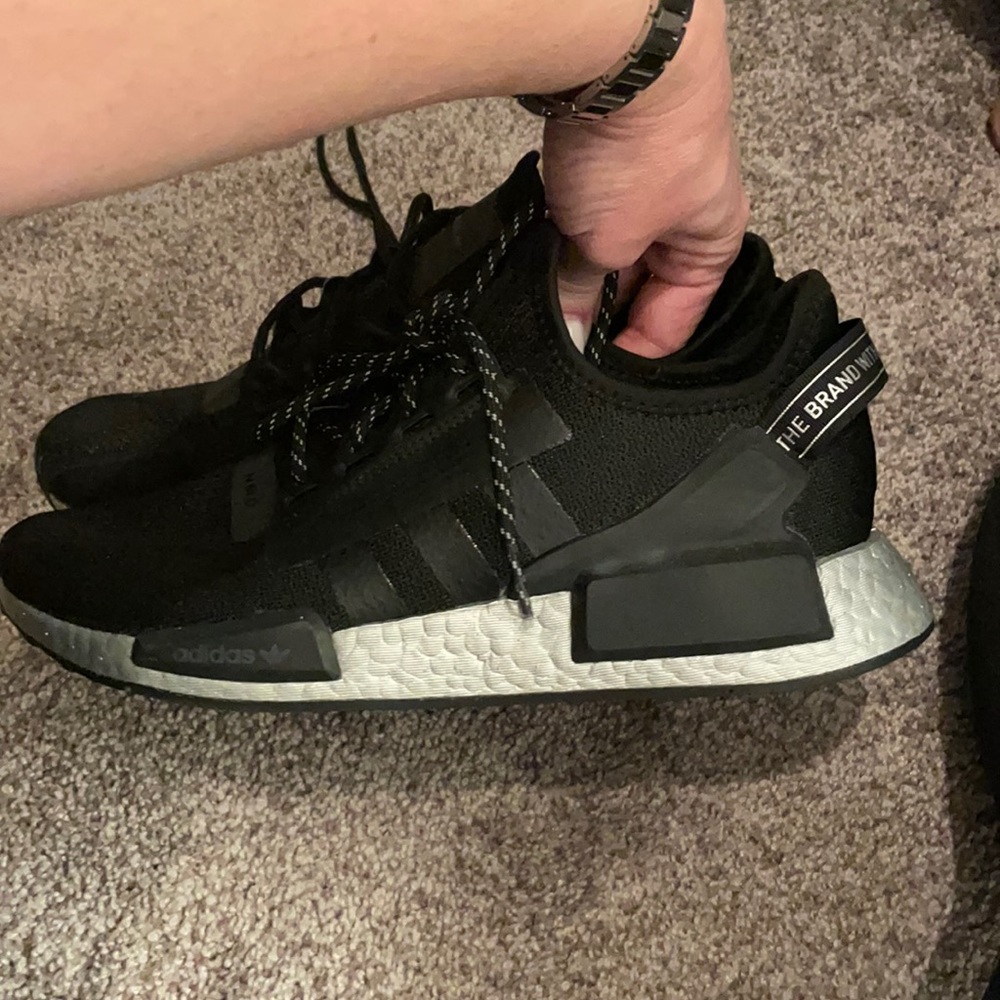 Adidas boost NMD size 9 Silver and black